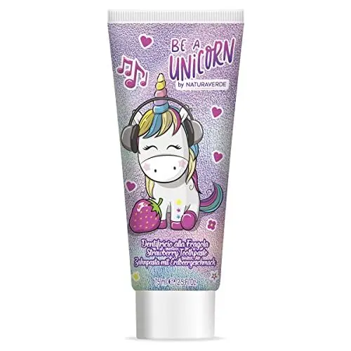 Produktbild: Naturaverde Unicorn Zahnpasta Erdbeere 75 ml