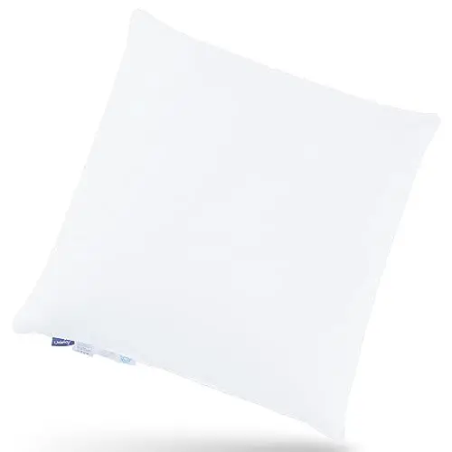 Produktbild: Uniency Daunenkissen 80x80 3 Kammer 100% Baumwollbezug Füllung 1600g: Außen 90% Daunen und 10% Federn 200g, Innen 100% Federn 1400g Kopfkissen Gemütliches Kissen|Oeko-TEX und RDS|1 Stück
