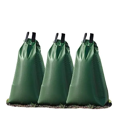 Produktbild: UNIGARDIA Baumbewässerungssack 75 L (3 Stück) - Verbinden Sie mehrere Bewässerungsbeutel miteinander - Bewässerungssack mit Schutzetikett - Baumbeutel aus robustem und UV-beständigem PVC