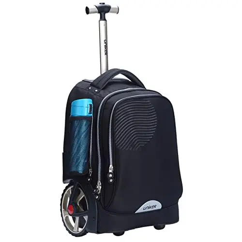 Produktbild: UNIKER Rollen-Laptoptasche für 14-Zoll-Laptops, Rollen-Büchertasche für Jugendliche, Rollen-Reisetaschen,Büchertasche mit Rollen für Oberschüler