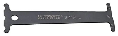 Produktbild: Unior d.d. Unisex – Erwachsene Urt206 Kettenverschlei lehre, Schwarz, 12Mm EU