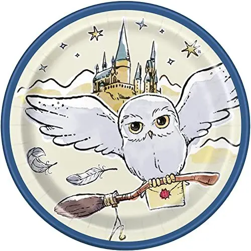 Produktbild: Unique Party 23934EU - Pappteller - 18 cm - Harry Potter Party - Packung mit 8 Stück