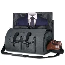 Produktbild: UNIQUEBELLA Anzugtasche, Kleidersack Reisetasche Anzugsack Umhängetasche für Herren,Flugzeug, Reisen, Bussiness,Fitness Anzug Garment Gym Bag, Sporttasche für Männer