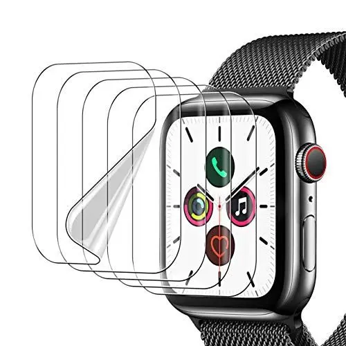Produktbild: UniqueMe 5 Stück Schutzfolie für Apple Watch Series 6/5/4/SE 44mm Folie, (Flexible Folie) Soft HD TPU Klar Displayschutz Displayschutzfolie mit lebenslanger Ersatzgarantie