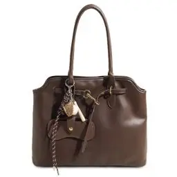 Produktbild: unisoul Handtasche Damen - Slouchy Tote Bag Groß Leder Top Griff Tasche Shoulder Bags, Damen-Shopper für College Schule Arbeit Reisen