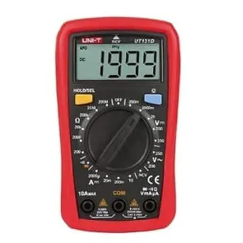 Produktbild: UNI-T UT131D Serie UT131 Multimeter Palm Größe 200V-250V AC 2000µA-10A