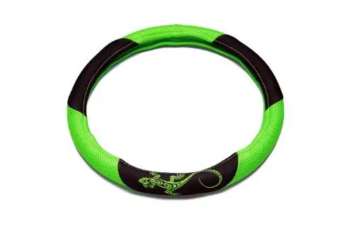 Produktbild: Unitec 75386 Lenkradhülle Reptilia, grün