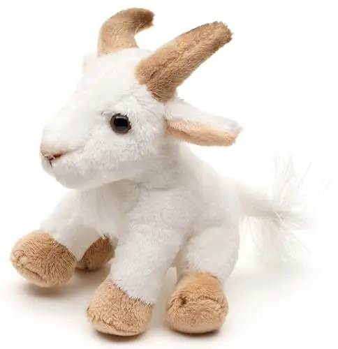 Produktbild: Uni-Toys - Bergziege - 14 cm (Länge) - Plüsch-Ziege - Plüschtier, Kuscheltier HZ015122