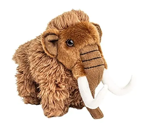 Produktbild: Uni-Toys - Mammut - 16 cm (Höhe) - Plüsch-Elefant, prähistorisches Wildtier - Plüschtier, Kuscheltier