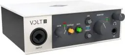 Produktbild: Universal Audio Volt 1 USB Audio Interface zum Aufnehmen, Podcasten und Streamen mit umfangreichem Audiosoftware-Paket