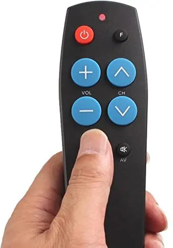 Produktbild: Universelle TV Fernbedienung – Einfach und Benutzerfreundlich, Ideal für Senioren, Kompatibel mit Allen Gängigen TV-Marken