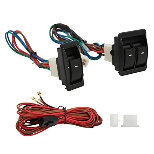 Produktbild: Universal-Auto-Power-elektrische Fensterheber-Schalter-Regler-Kits, Hochwertige Materialien für 2 Türen