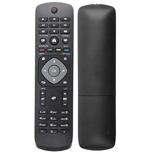 Produktbild: Elprico Universal-Fernbedienung für Fernseher, 8M-Fernbedienungs-Ersatz mit Navigationstasten, für LCD-LED-Fernseher