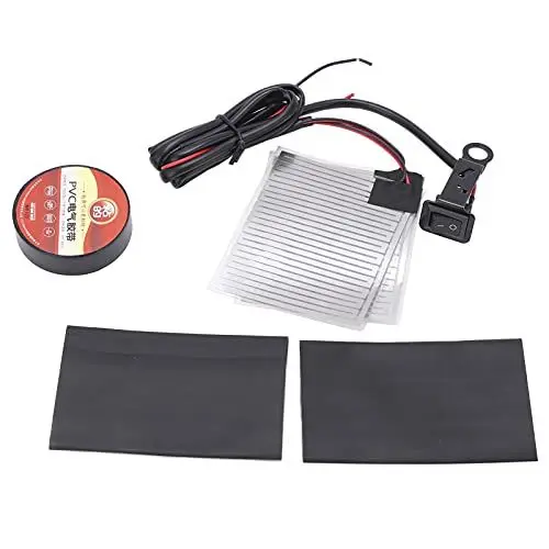 Produktbild: Universal-Heizgriffe für Motorräder, elektrisches Heizset, schnelle Aufwärmzeit, 12 V, schwarzes ABS