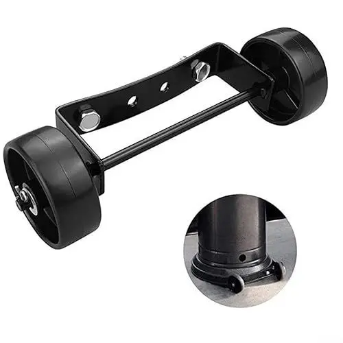 Produktbild: Lioaeust Universal-Heizungs-Ersatzrad, Rad-Set, abnehmbares Rad-Set, Outdoor-Terrassenheizer, Teil (A), Schwarz, Braun, Eisen, Kunststoff, Heizungsersatzteil, Heizungsrad