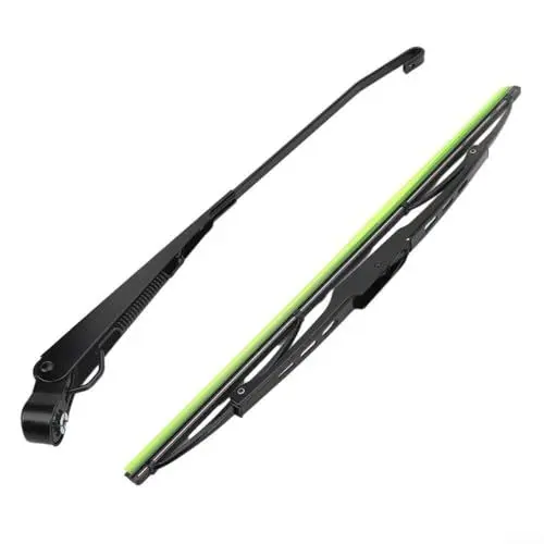 Produktbild: Universal-Scheibenwischer-Set mit 400 mm Wischerarm und Wischerblättern für Traktor, Angeln, Boot, ATV, UTV (Regenwischer)