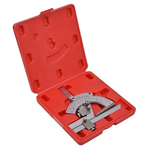 Produktbild: Universal-Winkelmesser, Universal-Winkelmesser 0 Bis 320 ° Präzisions-Winkelmesslineal-Werkzeuge, Karbonstahl, Winkelmesser