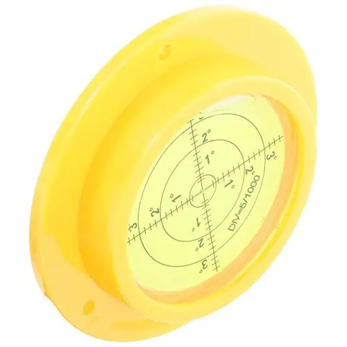 Produktbild: Universelle Wasserwaage Ausrichtungswerkzeug Kreiswasserwaage Kompakte Wasserwaage Einfache Wasserwaage Messgerät gießen Bullseye-Ebene Ebenen-Tools Wasserwaage aus Acryl weißes Öl Generisch