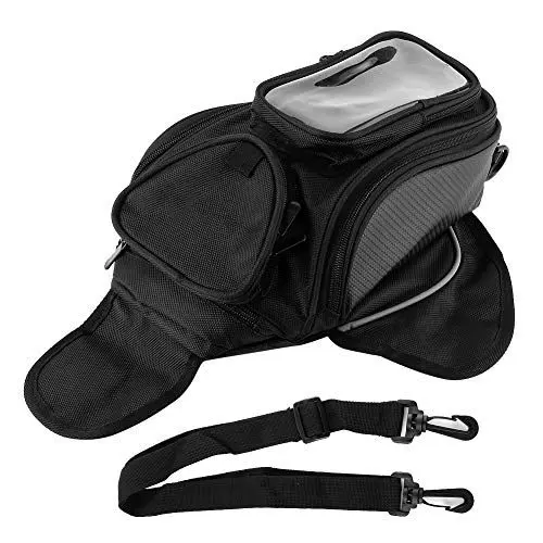 Produktbild: Universeller Magnetischer Tankrucksack, Wasserdichter Touchscreen-GPS-Telefonhalter für Motorradfahren für Motorrad-Tankrucksack, Öltankrucksack, Magnetischer Tankrucksack, Kraftstofftanktasche, Motor