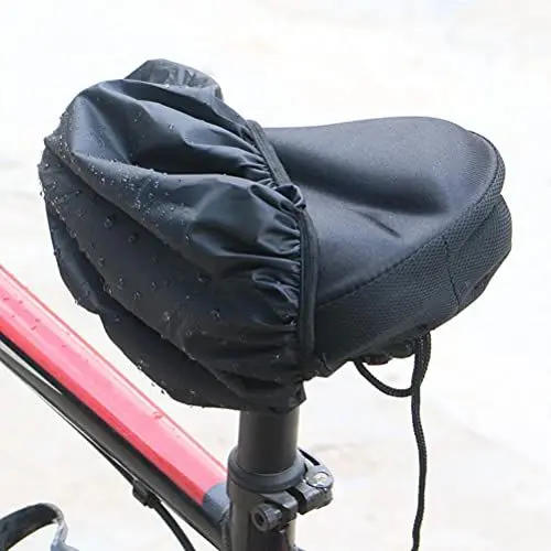 Produktbild: Universeller Wasserdichter Fahrradsattelbezug, Kissenschutz für MTB oder Rennrad, Schwarz