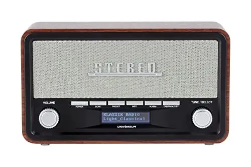 Produktbild: UNIVERSUM DAB+ Radio, Stereoanlage mit Bluetooth, AUX und Weckfunktion DR 350-21