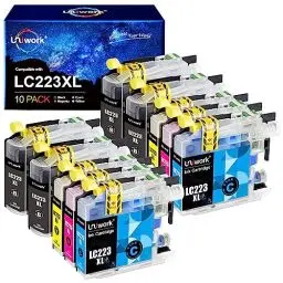 Produktbild: Uniwork LC223 XL Druckerpatronen Kompatibel für Brother LC223 XL Patronen für Brother MFC J5320DW J4420DW J4620DW J480DW J5620DW J5720DW J680DW J4625DW J880DW J5625DW DCP J4120DW J562DW (10er-Pack)