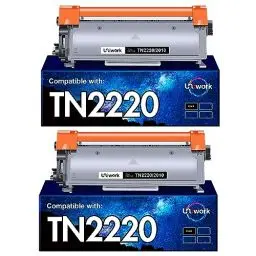 Produktbild: Uniwork TN2220 TN-2220 TN 2220 für Toner Brother MFC 7360N HL-2130 DCP-7055 DCP-7055W HL-2250DN MFC-7460DN FAX-2840 HL-2240 HL-2135W MFC-7860DW HL-2240D HL-2270DW (2 Schwarz)
