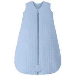 Produktbild: Unnivoll Schlafsack Baby Winter 2,5 Tog Baby Schlafsack 0-6 Monate Baumwolle Babyschlafsack Neugeborene Winterschlafsack Baby Warm und Weich 67 cm für Jungen Mädchen Blau