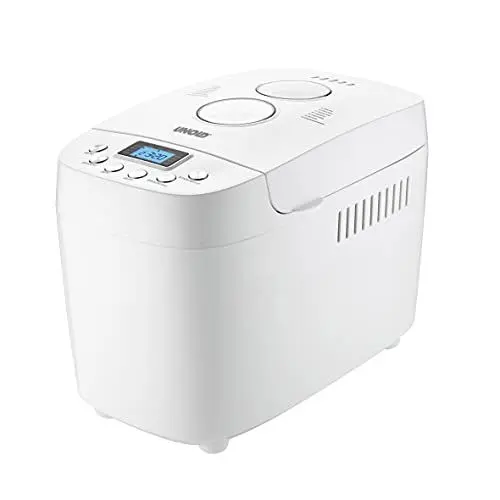 Produktbild: UNOLD 68520 BACKMEISTER Big White für bis zu 1.500g Brot, mit 15 Programmen für glutenfreies Brot, Timerfunktion, Waremhaltefunktion, LCD Display, weiß