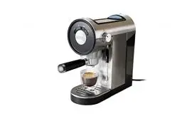 Produktbild: Unold 28636 Espressomaschine PICCOPRESSO - Siebträgermaschine, Edelstahl für 1-2 Tassen Espresso, Thermoblock- Heizsystem, Milchschaumdüse, Heißwasserfunktion, 0,9 L, 1150-1360 W