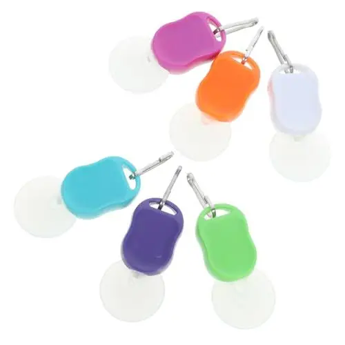 Produktbild: Unomor 6st Leuchtende Schlüssel Anhänger Led Schlüsselanhänger Mini-taschenlampe Tragbares Schlüsselanhänger-blitzlicht Ultrahelle Taschenlampe Draussen Mit Lichtern Ferrolegierung