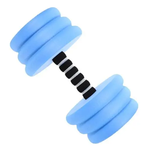 Produktbild: Unomor Auftriebshanteln Aqua Fitness wasserhantel Pool-Hantel Wasser Workout Hantel Wassersport Hantel Aerobic Gewichte Schaum schwimmt Wasser Hanteln Geräte für Wassergymnastik Eva Blue