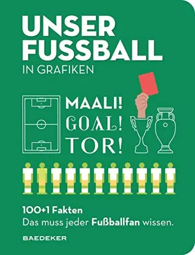 Produktbild: UNSER FUSSBALL in Grafiken: Baedekers 100+1 Fakten. Das muss jeder Fußballfan wissen (Baedeker 100+1 Fakten)
