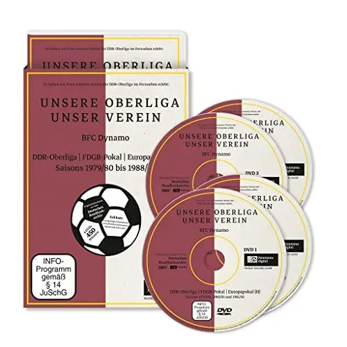 Produktbild: UNSERE OBERLIGA-UNSER VEREIN - BFC Dynamo·· DDR-Oberliga, FDGB-Pokal und Europapokal-Heimspiele, Saisons 1979/80 bis 1988/89
