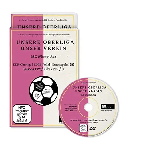 Produktbild: UNSERE OBERLIGA-UNSER VEREIN - BSG Wismut Aue·· DDR-Oberliga, FDGB-Pokal und Europapokal-Heimspiele, Saisons 1979/80 bis 1988/89