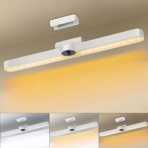 Produktbild: Unterbauleuchte Küche LED Dimmbar Schrankbeleuchtung Kabellos LED Lichtleiste Schranklicht Schrankleuchte Batterie Led Leiste USB Wiederaufladbar, für Spiegel Schreibtische Küchen Schränke und Wand