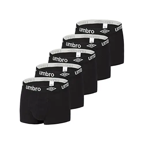 Produktbild: Unterhosen Männer 100% Baumwolle, Boxershorts Herren, Ultraweich (5er Pack), Schwarz, S