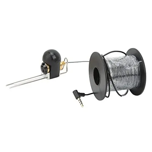 Produktbild: Unterwasser Angelkamera, tragbare Fischfinder Kamera wasserdichte Kamera HD Unterwasser Fischfinder, 3,5mm Stecker CVBS Angeln Videokamera für Eisfischen, Seeboot, Kajak, Seefische (30m/98,4ft)