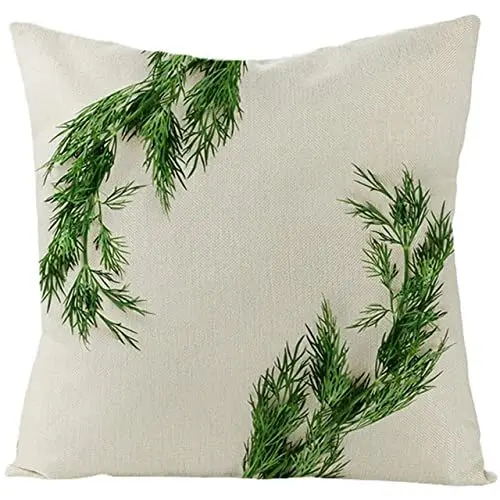 Produktbild: UNZYE Leinenmaterial Wasserdicht und atmungsaktiv kissenbezüge küche Kissenbezug Aesthetic Premium-Luxus Zierkissenbezüge kissenbezüge Ostern kissenhülle dekokissen 40x40CM
