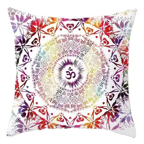 Produktbild: UNZYE Seidengewebe kissenbezüge Ethno Kissenbezug langes Kissen Premium-Luxus Zierkissenbezüge Outdoor kissenbezüge wetterfest Kissenbezug wasserdicht 40x40CM