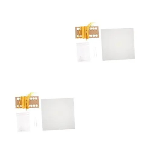 Produktbild: Uonlytech 1 Satz Diy Stickerei mit Werkzeugen für Kreuzstich Transparente Netzstoffe und Materialien für Kunsthandwerk für Anfänger und Profis Sicher und Langlebig