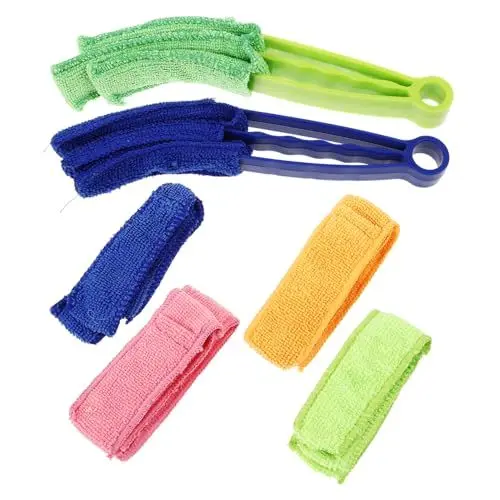 Produktbild: Uonlytech 1 Satz Jalousie-Reinigungsbürste Fensterrollos Blinde Staubbürste Peeling zum Reinigen Luft fensterreinigungsbürste fensterputzer blinder Staubwedel Blindreiniger Stoff