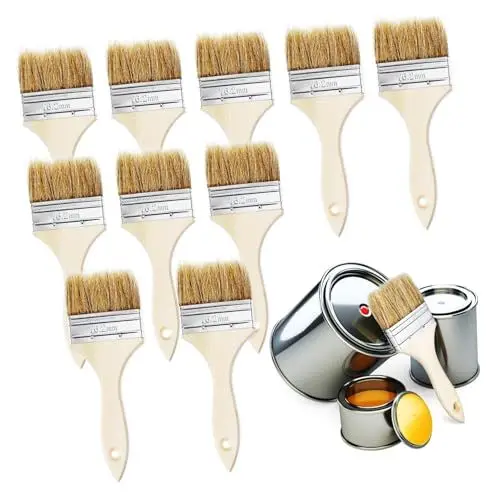 Produktbild: Uonlytech 1 Satz Pinselschwein Bbrush Bbrusch Farbpinsel Zeichnen Stifte Pinsel Stifte Deckfleckenbürste Pinsel Für Wände Saucenbürsten Schablonenpinsel Backpinsel Zum Kochen Hölzern 10st