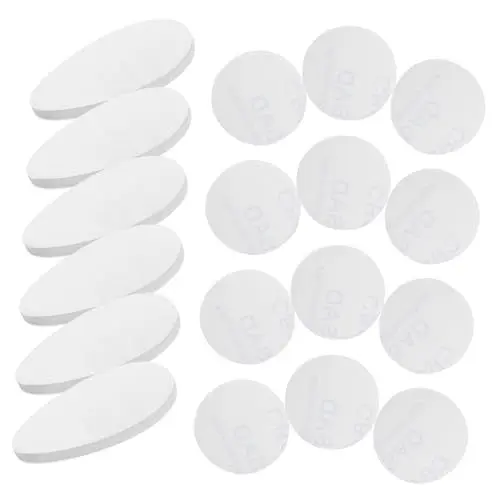 Produktbild: Uonlytech 50 Stück – Möbelpolster Glastischplatten-Schutz Nicht-Polster Für Schränke Esstische Stühle Aus PVC Und Stabil