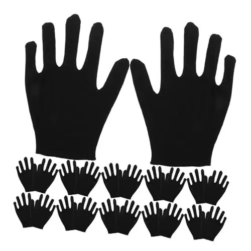 Produktbild: Uonlytech 24 Paare Handschuhfutter Aus Baumwolle Feuchtigkeitsspendende Handschuhe Sicherheitshandschuhe Handschuheinlagen Schutzhandschuhe Aus Baumwolle Berühren Kleidung Arbeit