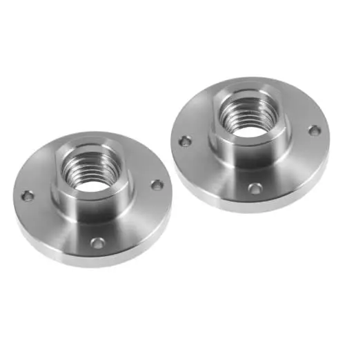 Produktbild: Uonlytech 2St Holzdrehmaschine beginner schulanfänger longieren Mini-Drehmaschine Ersatz-Frontplatte für Holzbearbeitungsmaschinen Drehwerkzeuge Drehbank Zubehör Rückwand Messer Futter Stahl