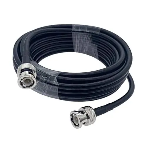 Produktbild: Uonlytech 2 Stück Niedrigimpedanzkabel Auf 2 M Rg58 Koaxialkabel Für Verbindungen