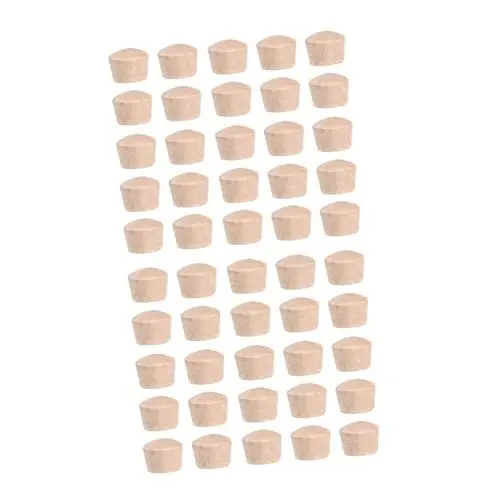 Produktbild: Uonlytech Beigefarbene Möbeldübel Aus Holz 300 Stück Schraubenlöcher Ersatzteile Konischer Kork Tragen