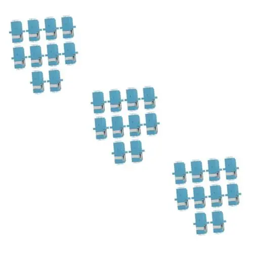 Produktbild: Uonlytech 30 Stk Glasfaseradapter Lichtwellenleiter-Adapter Singlemode-Adapter faseroptischer Koppler Duplex-Singlemode-Koppler faseroptische Koppler optische Adapter und Koppler Plastik