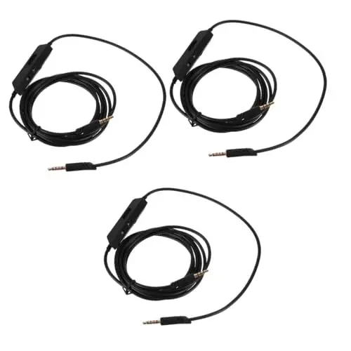 Produktbild: Uonlytech 3 Stücke Control Kabel Für Gaming Headset A10 Stumm Volumen Gaming Headset Audio Kabel